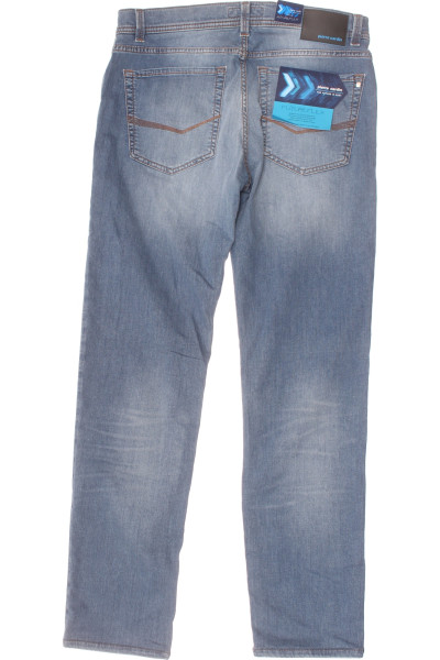Rovné PIERRE CARDIN Jeans Modré Pohodlné Pánské Kalhoty pro Každý Den