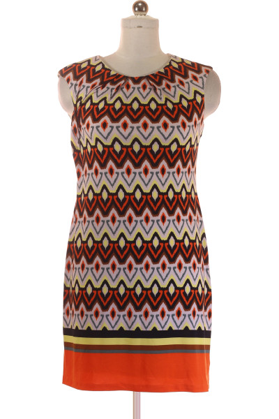 Pouzdrové šaty Montego S Geometrickým Vzorem A Pohodlným Střihem