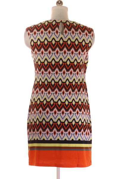 Pouzdrové šaty Montego s geometrickým vzorem a pohodlným střihem