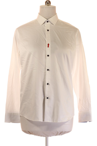 Elegantní Bavlněná Košile Slim Fit Hugo Boss Pro Muže
