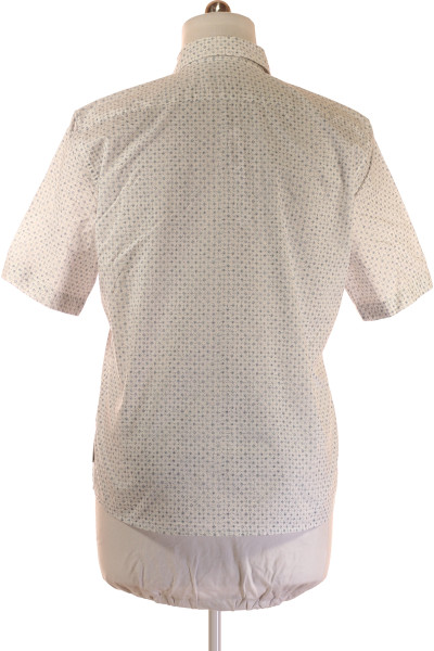 Marc O´Polo Pánské vzorované košilové tričko na léto, slim fit