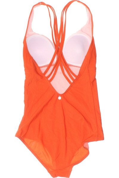 Lascana Elegantní Oranžové Monokini pro Letní Plavání
