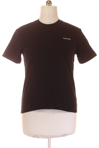 Bavlněné Tričko Calvin Klein S Kulatým Výstřihem, černé, Univerzální