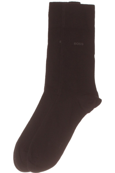 Elegantní Černé Pánské Kotníkové Ponožky Hugo Boss Klasické