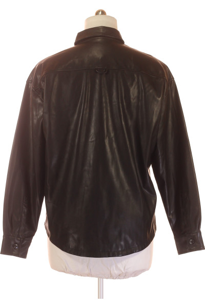REVIEW Pánská koženková bunda krátký střih černá