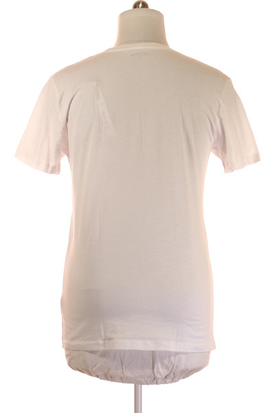 Bavlněné Basic Tričko MC NEAL Slim Fit Pro Muže na Léto
