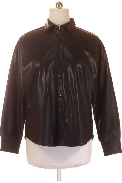 REVIEW Pánská koženková bunda černá moderní střih