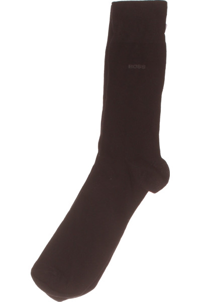 Elegantní Černé Pánské Kotníkové Ponožky Hugo Boss Comfort Fit