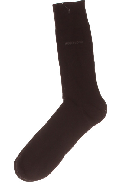 Hugo Boss Elegantní Černé Pánské Ponožky Dlouhé Pro Každodenní Nošení