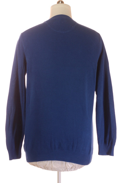 GANT Pánský bavlněný pulovr v modrém odstínu pro volný čas