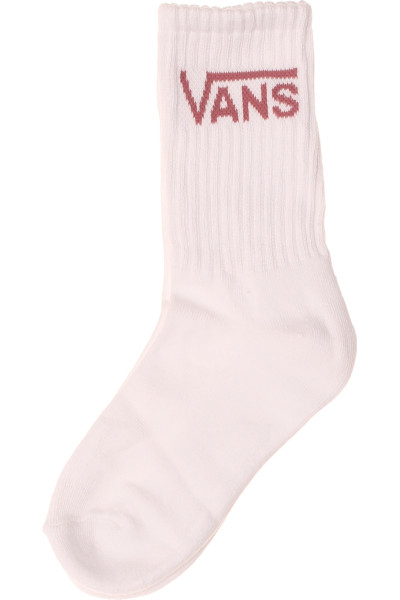 Vans Unisex Bílé Sportovní Kotníkové Ponožky Pro Volný Čas