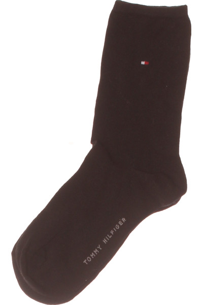 TOMMY HILFIGER Klasické Černé Ponožky Unisex Pohodlné Na Každodenní Nošení