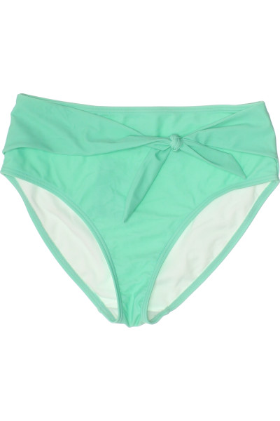Módní Dámské Bikini Kalhotky AquaZelena S Mašlí Na Léto