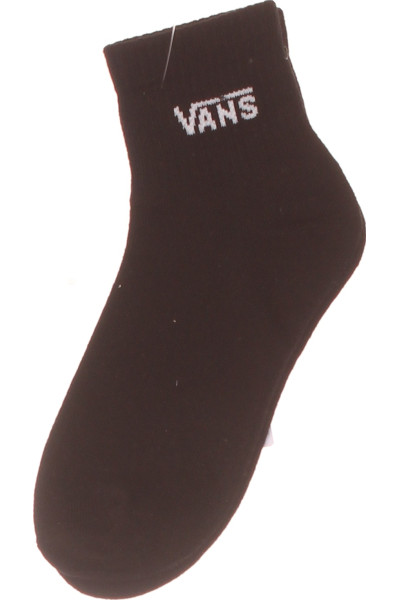 Vans Černé Sportovní Kotníkové Ponožky Unisex Pro Volný Čas