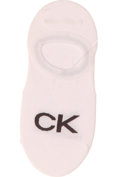 Nízké Ponožky Calvin Klein Bílé S Logem Unisex Na Sport A Volný Čas