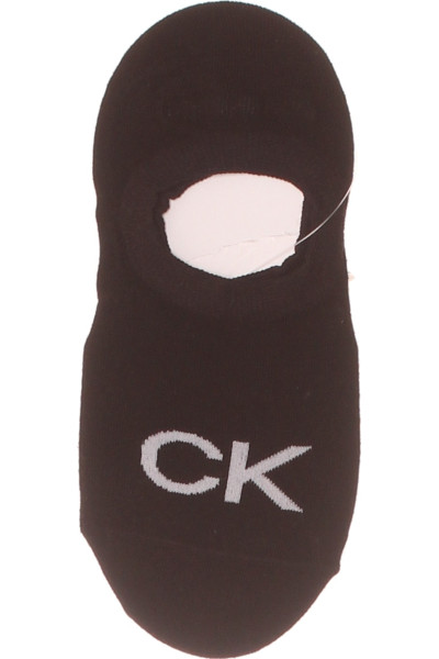 Nízké Ponožky Calvin Klein Černé S Logem Pro Volný Čas