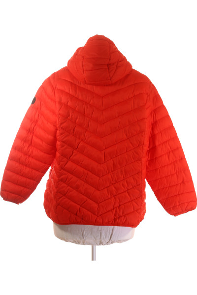 Prošívaná bunda ZIZZI v červené s zipem, pohodlná na podzim