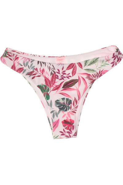 Hunkemoller Tropický Print Bikini Kalhotky S Vysokým Pasem Pro Letní Plavání