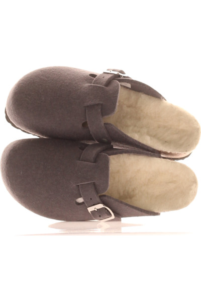 Pohodlné Dámské Filcové Pantofle s Přezkou pro Domácí Nošení