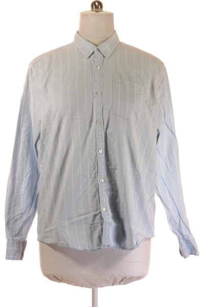Hollister Slim Fit Pánská Košile S Pruhovaným Vzorem Bavlna/Elasten