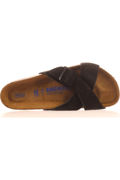 Birkenstock Kožené Letní Pantofle Arizona Černé Pohodlné
