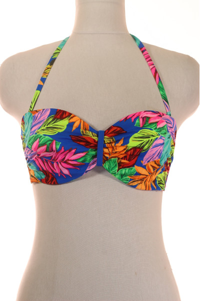Tropický Bandeau Bikini Top S Podprsenkou Léto 2023