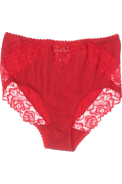 Elegantní červené Krajkové Kalhotky Romance Comfort Pro Každodenní Nošení