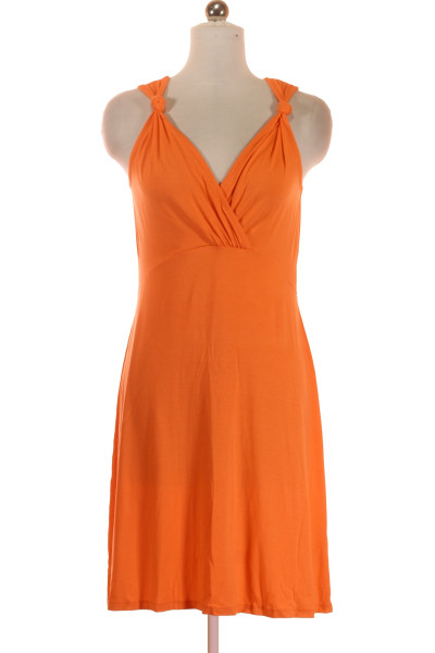 Letní šaty S Volánky Laura Scott Ve Stylu A-line, Oranžové, Na Večírek