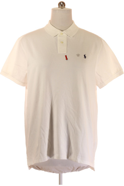 Bavlněné Polo Tričko S Límečkem Royal Berkshire, Slim Fit, Bílé