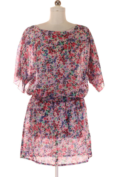 Květované šifonové šaty S Volánky S.OLIVER Pro Jaro/léto