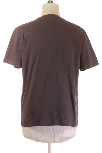 s.OLIVER Pohodlné Pánské Pyžamo T-Shirt Tmavý Odstín