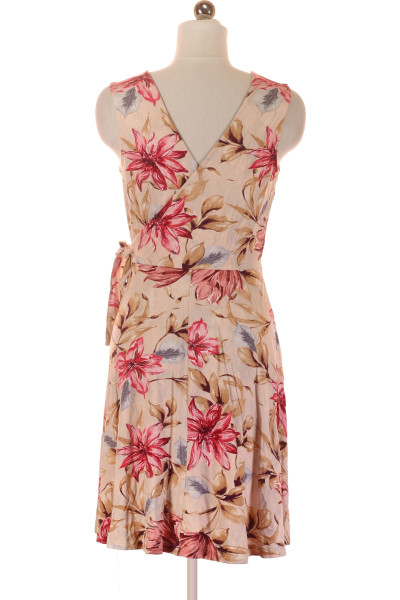 Letní šaty s.Oliver s květinovým vzorem a viskózou