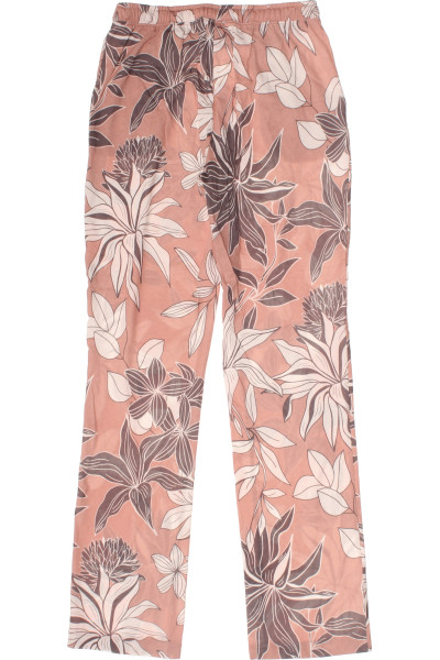 Lascana vzorované lehké letní kalhoty s květinovým designem