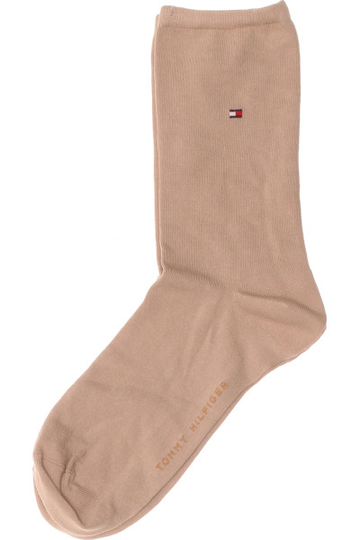 Pánské Námořnické Ponožky Tommy Hilfiger, Elegantní, Hladké, Béžové