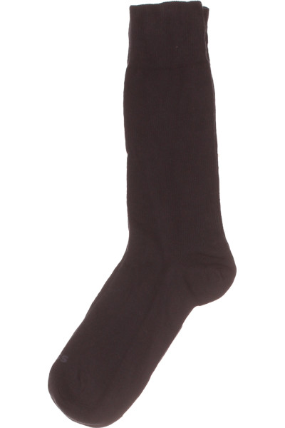 Elegantní Tmavě Hnědé Kotníkové Ponožky Pro Muže Hugo Boss
