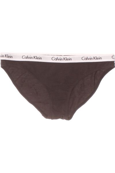 Kalhotky Calvin Klein Hladké Čokoládové Pohodlné Pro Každodenní Nošení
