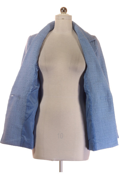 Dvouřadový blejzr Lascana modrý s texturou pro elegantní outfit