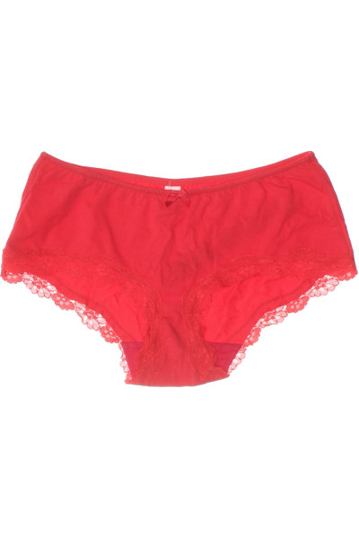 Pohodlné Krajkové Kalhotky Comfort Red S Romantickým Designem
