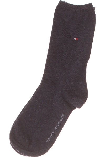 Tmavě šedé Kotníkové Ponožky Tommy Hilfiger Pro Muže
