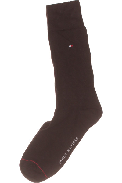 Černé Bavlněné Ponožky Tommy Hilfiger S Logem Pro Pohodlné Nošení