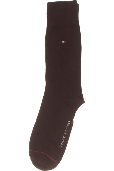 Elegantní Černé Dlouhé Ponožky TOMMY HILFIGER Pohodlné Pro Muže