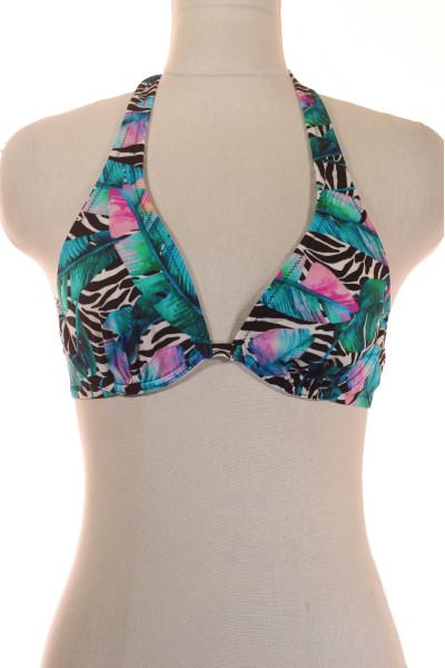 Tropický halter plavkový top s vzorem pro ženy TrendyFit