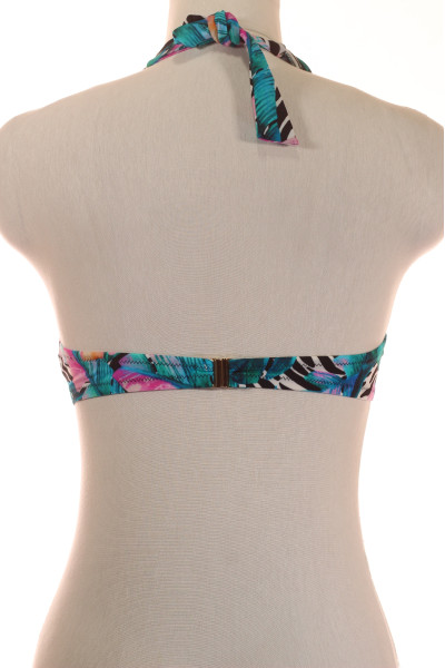 Tropický halter plavkový top s vzorem pro ženy TrendyFit