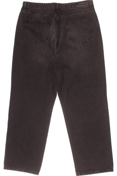 Bootcut džíny Nasty Gal černé bavlněné s vysokým pasem