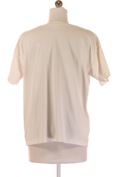 Bavlněné tričko PULL&BEAR s potiskem Mykonos pro volný čas