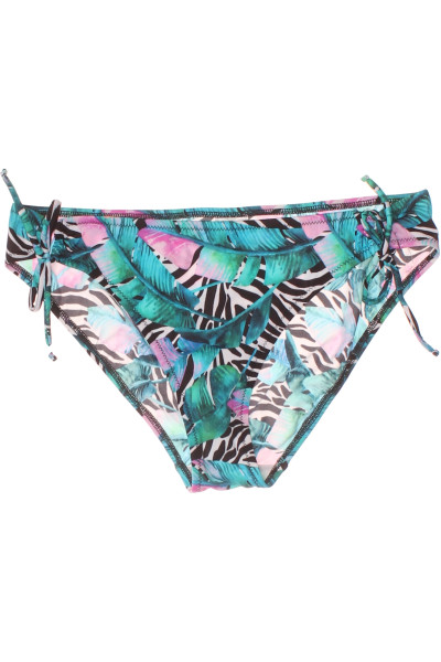 Tropické Bikini Kalhotky S Vazáním A Vzorem, Letní Styl