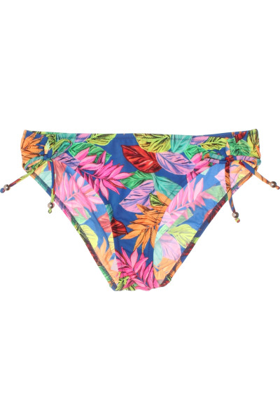 Tropické Bikini Kalhotky S Vazáním Letní Plážový Styl