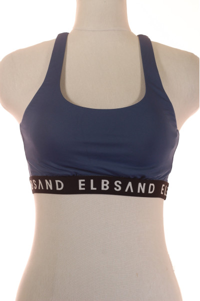 ELBSAND Sportovní Bikini Top Tmavě Modrý S Elastanem Pro Plavání