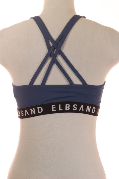 ELBSAND Sportovní Bikini Top Tmavě Modrý s Elastanem Pro Plavání