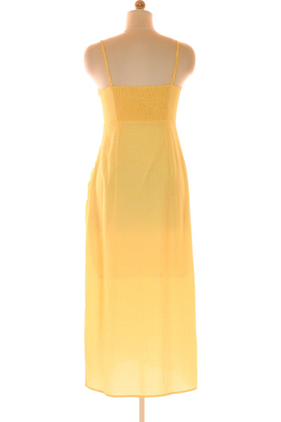  Šaty s Ramínky Žluté Lascana Vel. 36